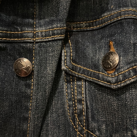 Torrid dark denim jacket- Size 2 - Picture 3 of 4